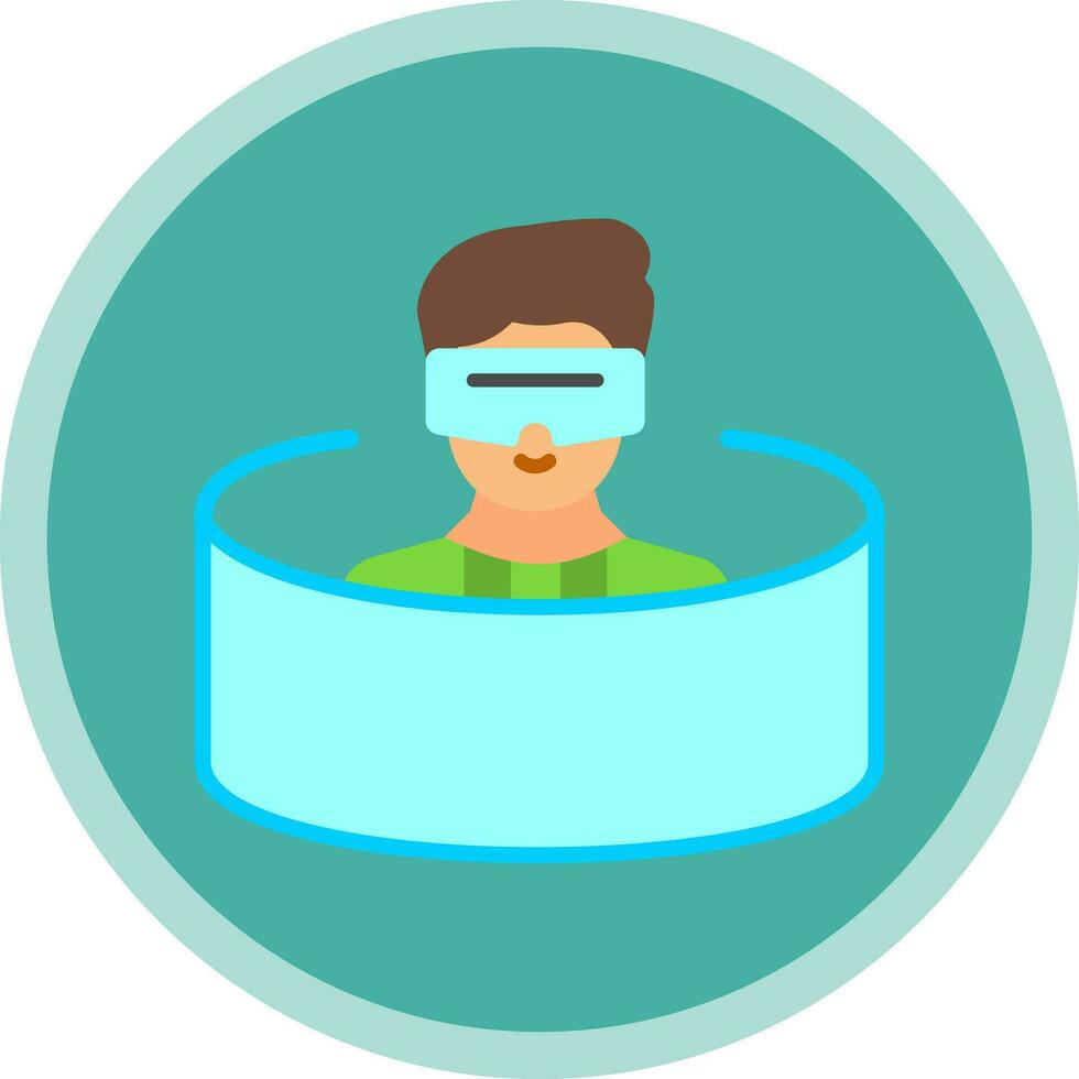 Virtual Reality Vector Icon Design
