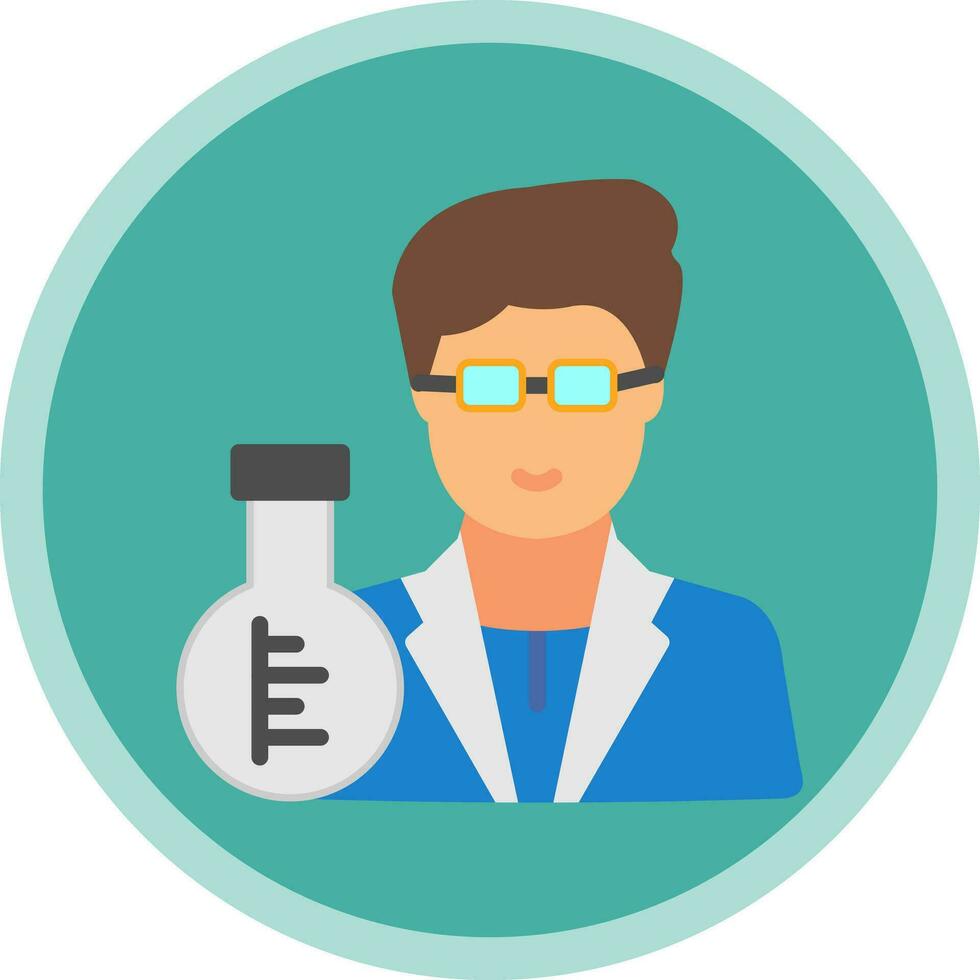 Scientist Vector Icon Design
