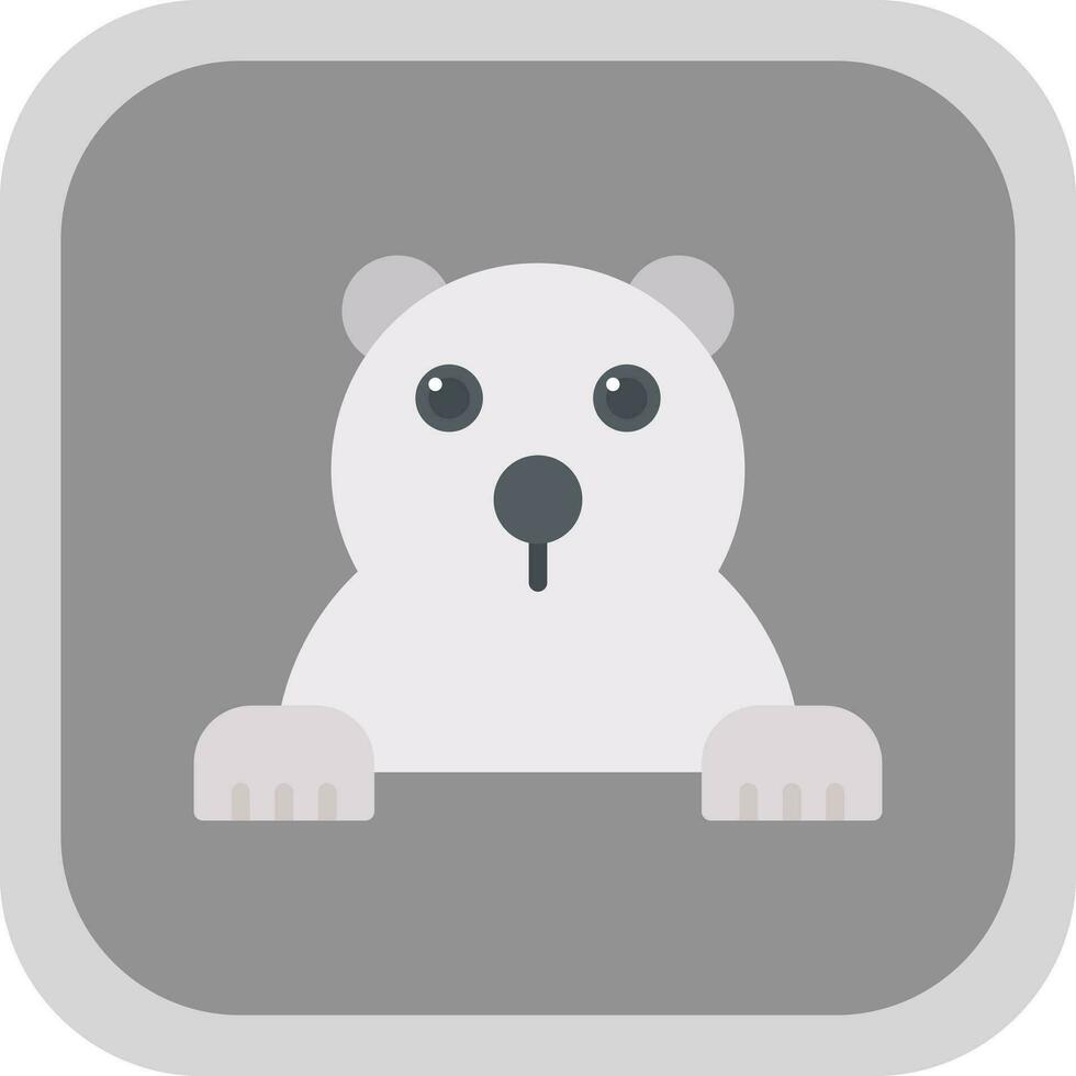 Polar bear Vector Icon Design