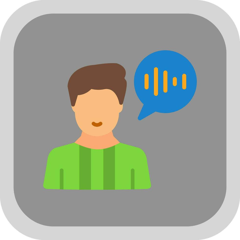 Voice Command Vector Icon Design