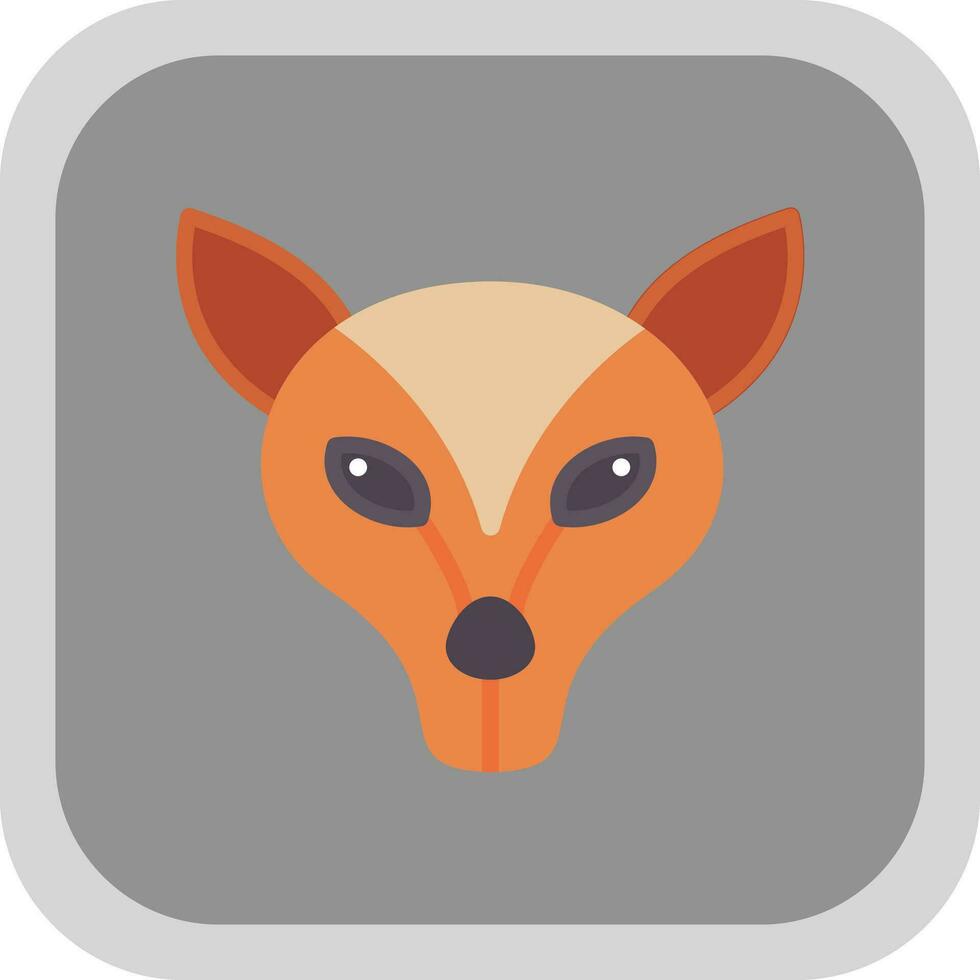 Arctic fox Vector Icon Design