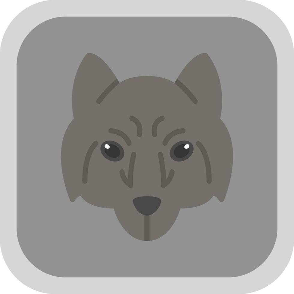 Arctic wolf Vector Icon Design