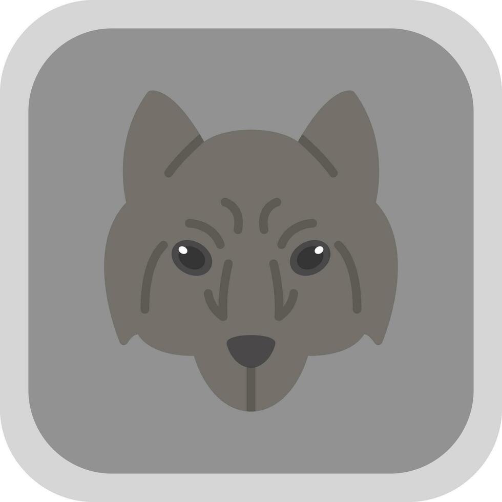 Arctic wolf Vector Icon Design