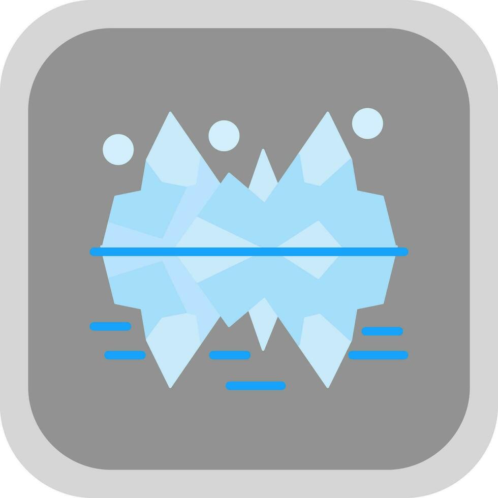 hielo formación vector icono diseño