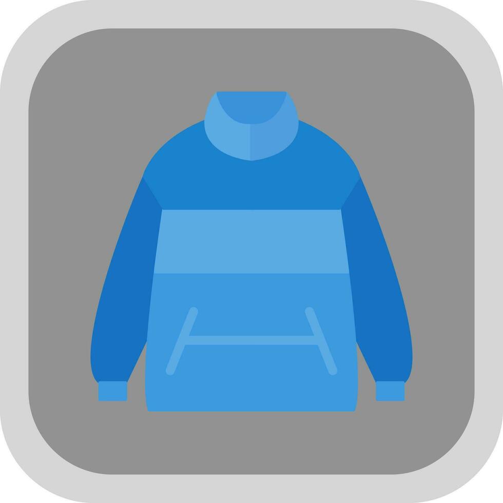 Winter jacket Vector Icon Design