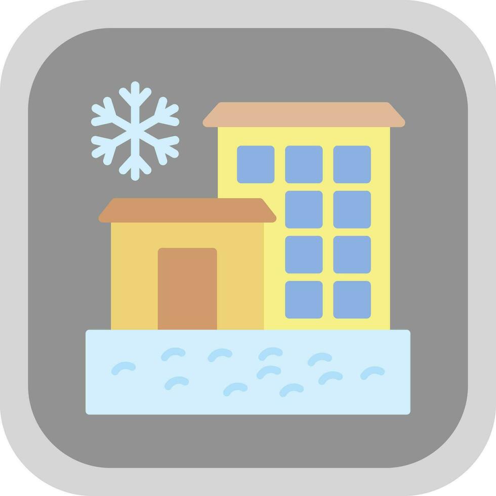 hielo hotel vector icono diseño