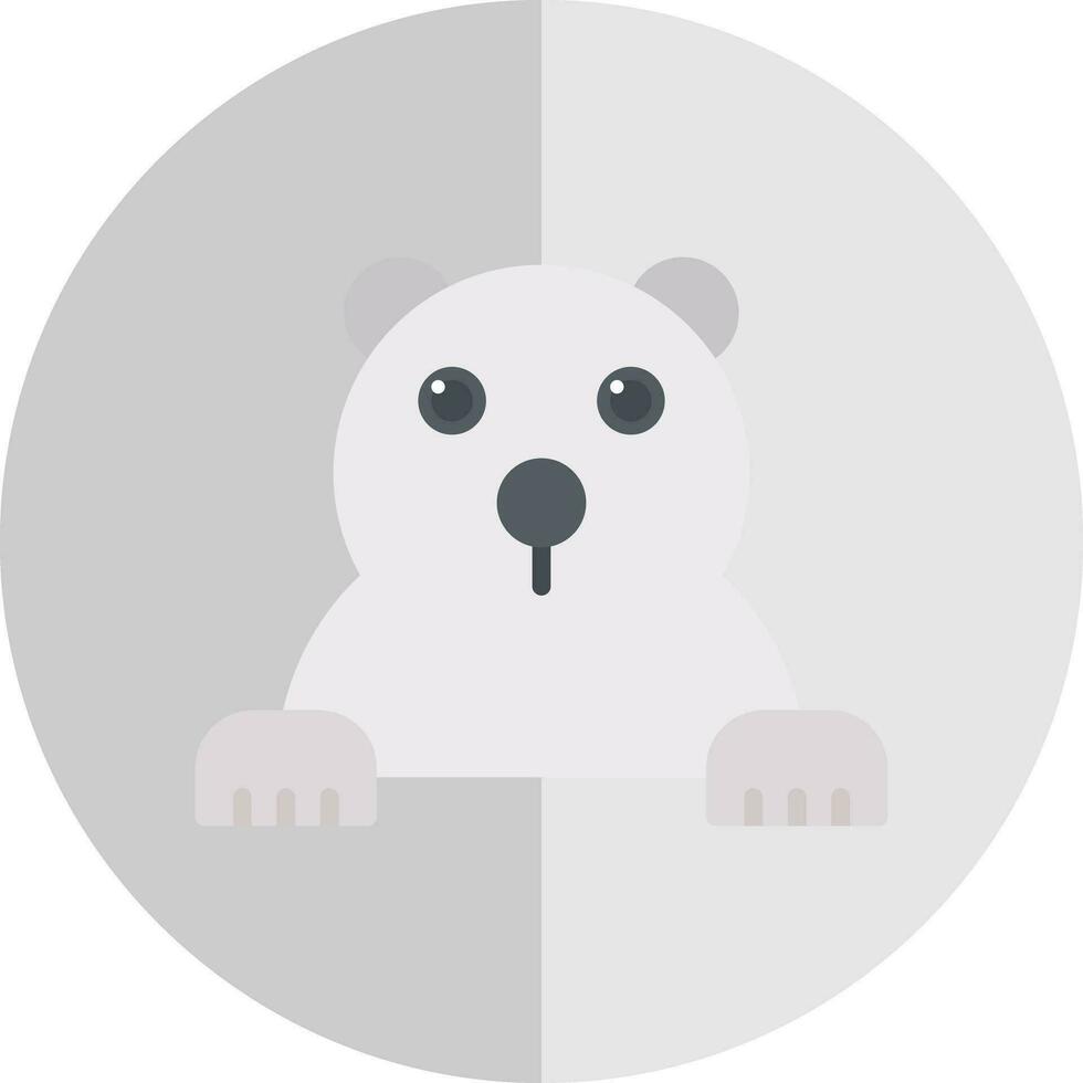 Polar bear Vector Icon Design