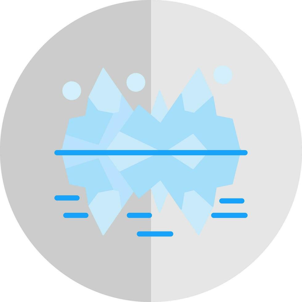 hielo formación vector icono diseño