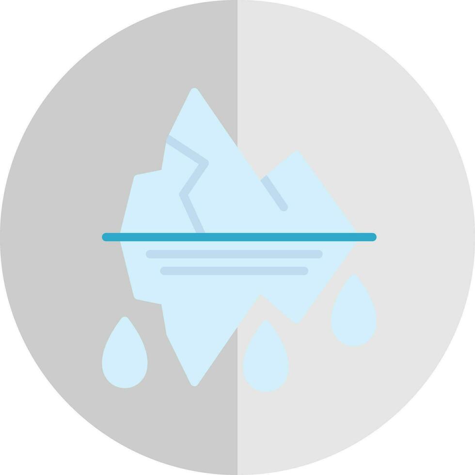 Glacier Vector Icon Design