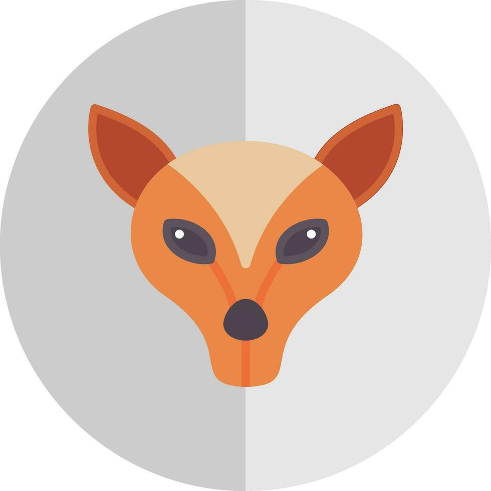 Arctic fox Vector Icon Design