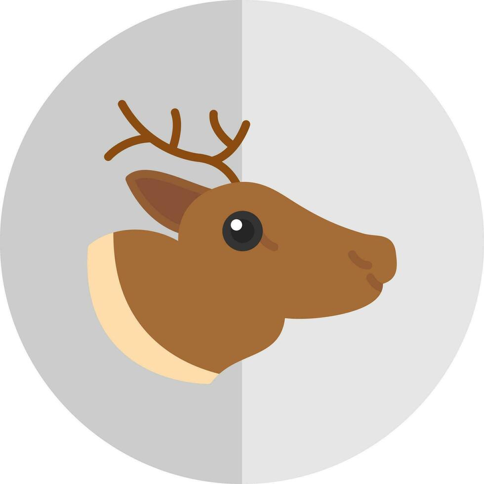 Reindeer Vector Icon Design