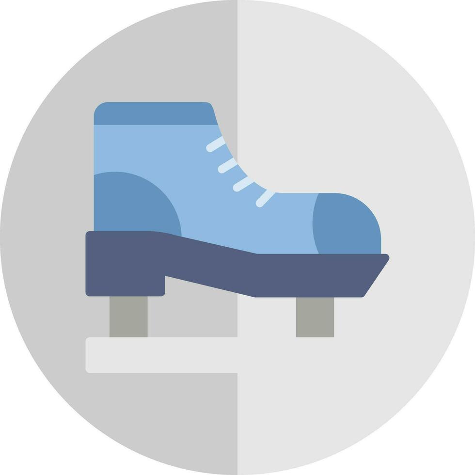 Ice skate Vector Icon Design