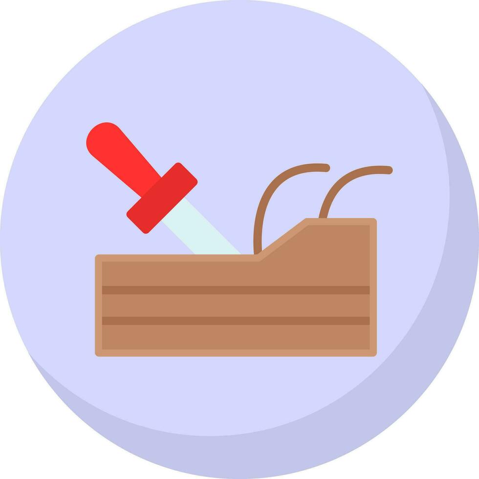 Carving Vector Icon Design