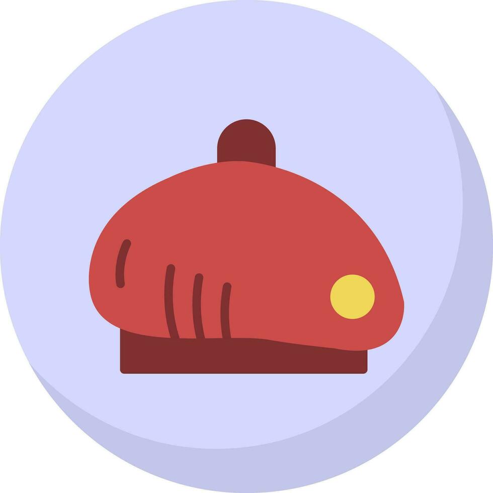 Beret Vector Icon Design