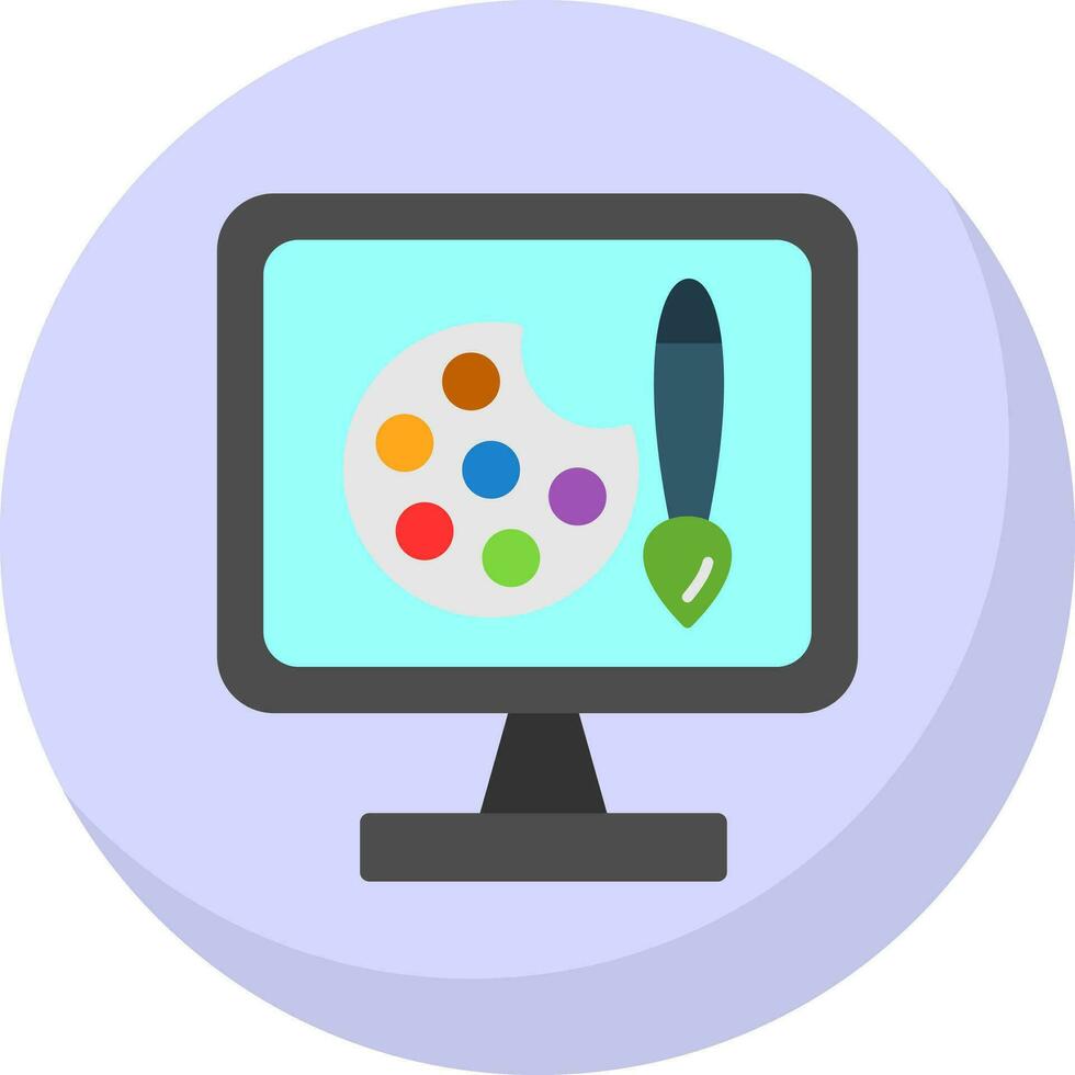 Artist Studio Vector Icon Design