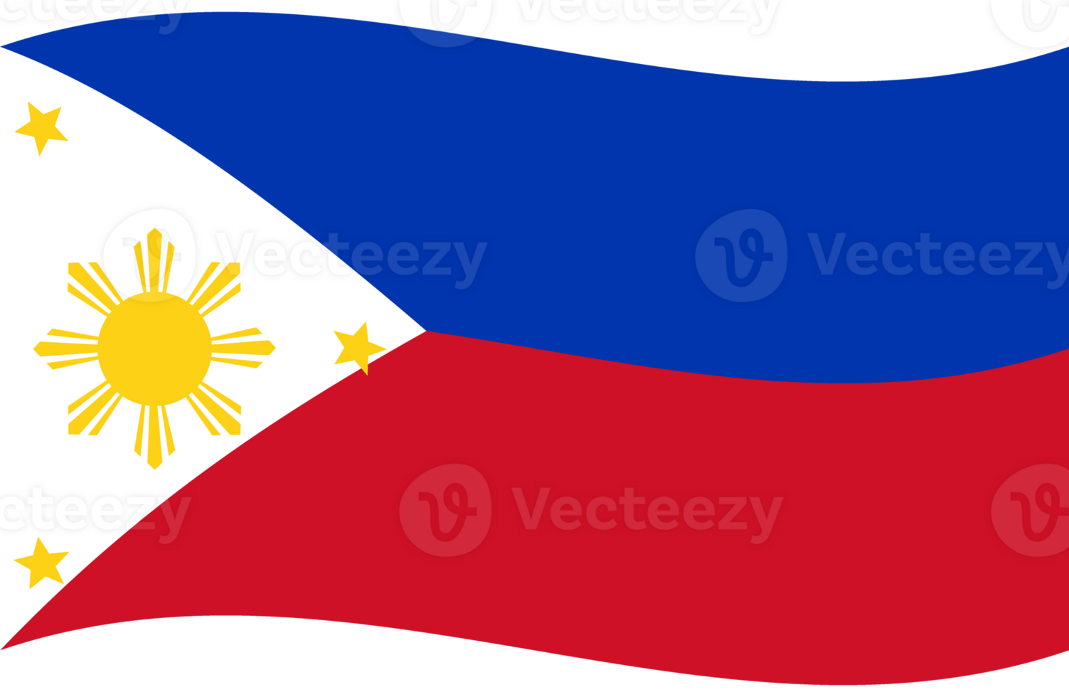 Philippines flag wave. Pilipino flag. Flag of Philippines png