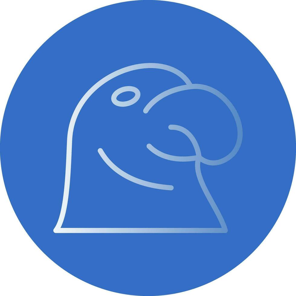 Northern fur seal Vector Icon Design