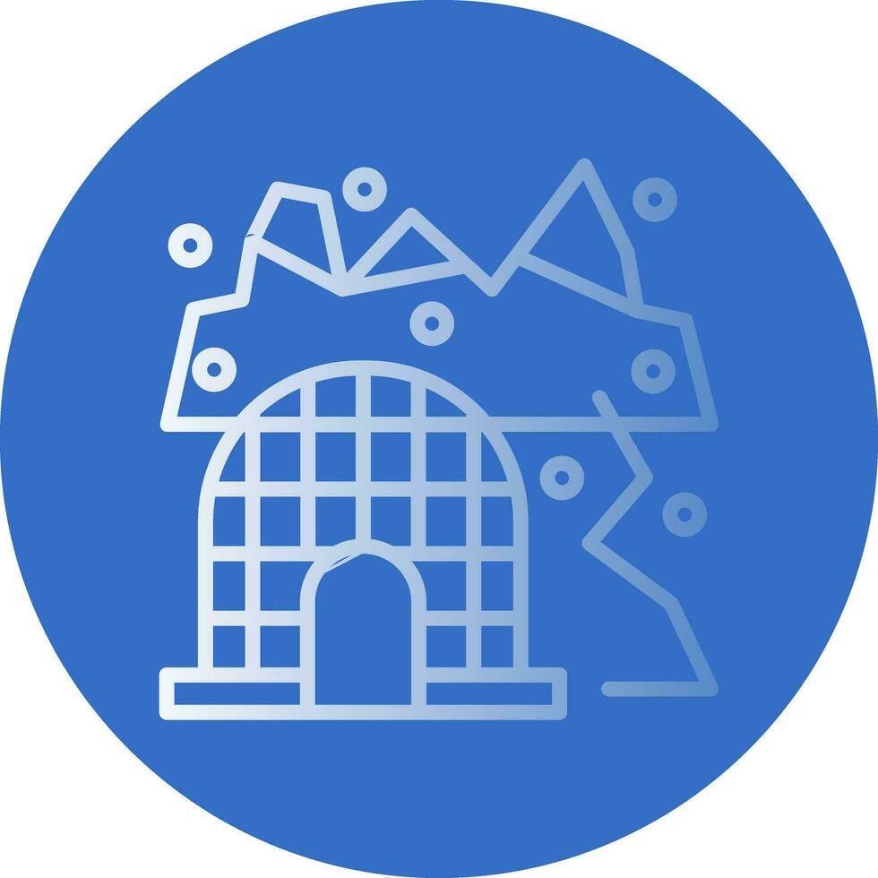 Arctic tundra Vector Icon Design