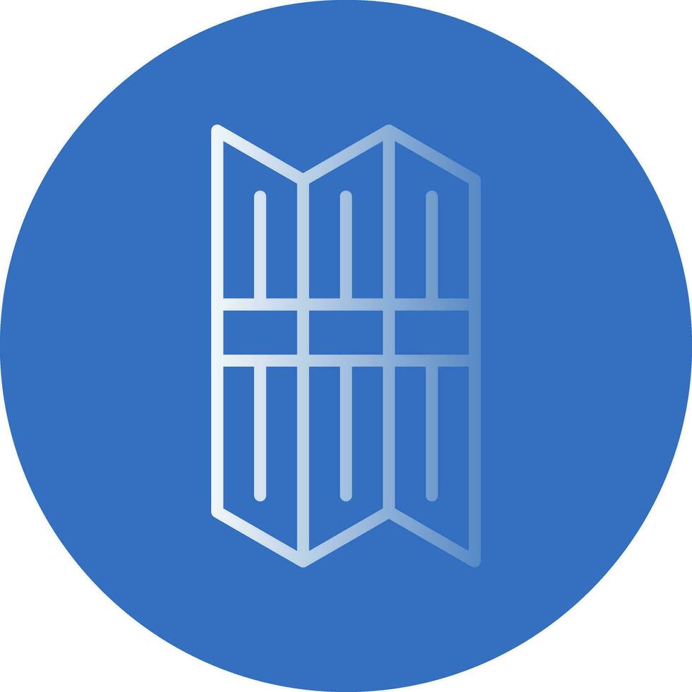 Folding Screen Vector Icon Design