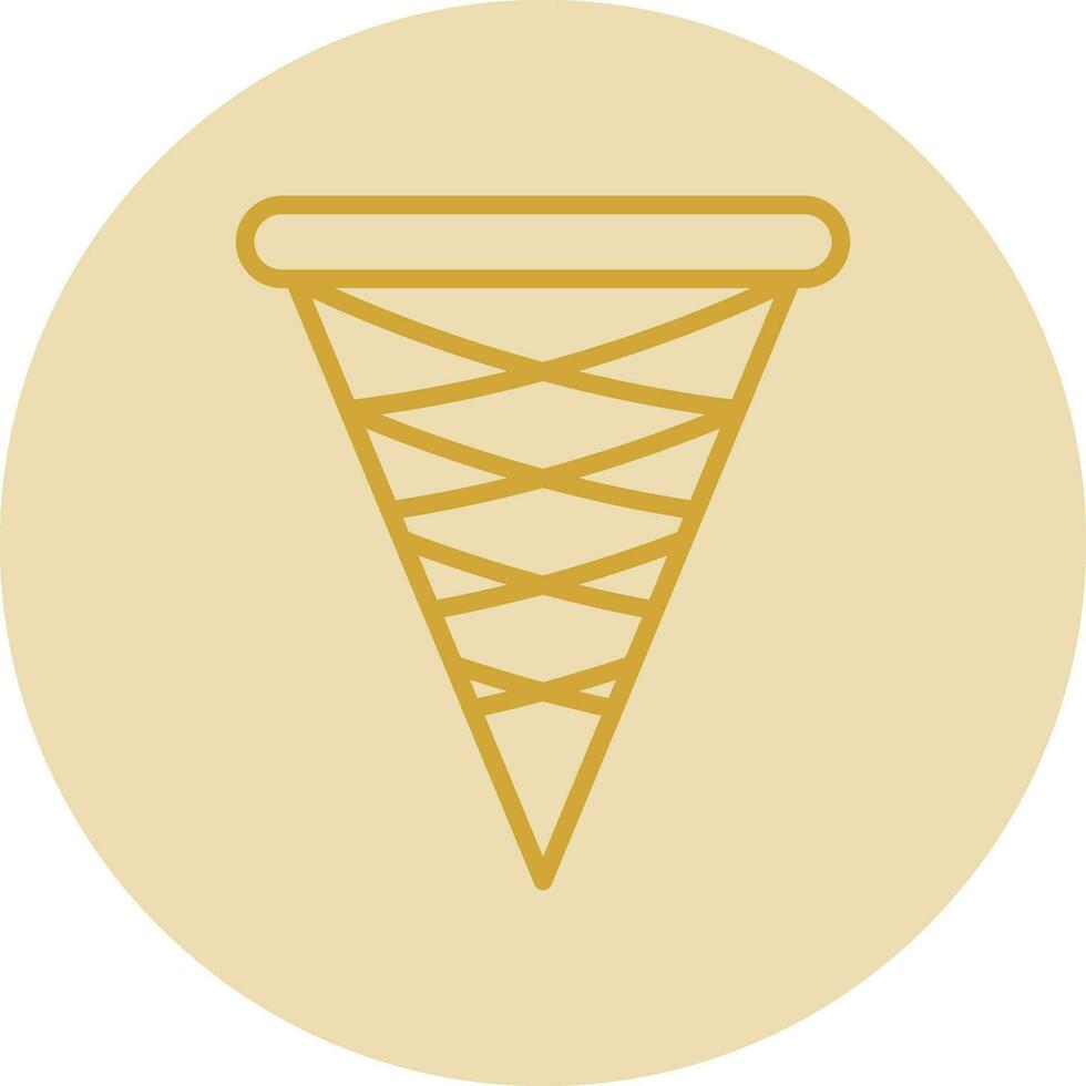 Ice cream cone Vector Icon Design