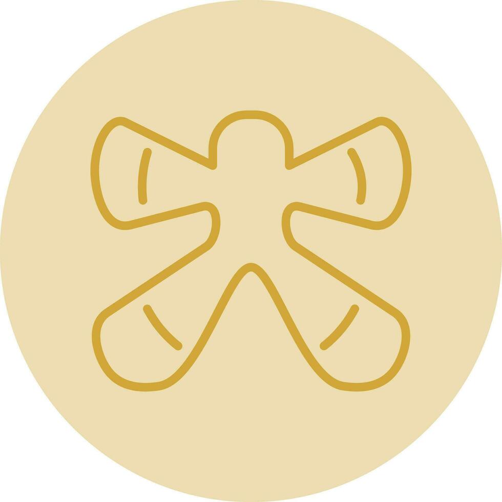 Snow angel Vector Icon Design