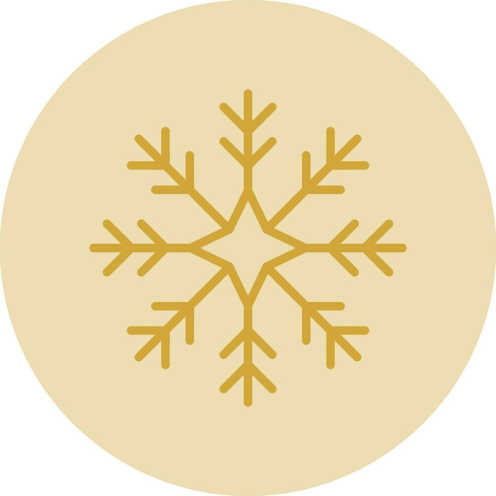 diseño de icono de vector de copo de nieve