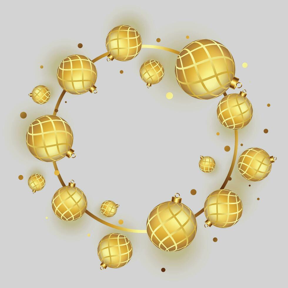 Festive Christmas banner. Advertising horizontal banner. Christmas balls motion blur effect. New Year template for web site, store promotion, social media. vector