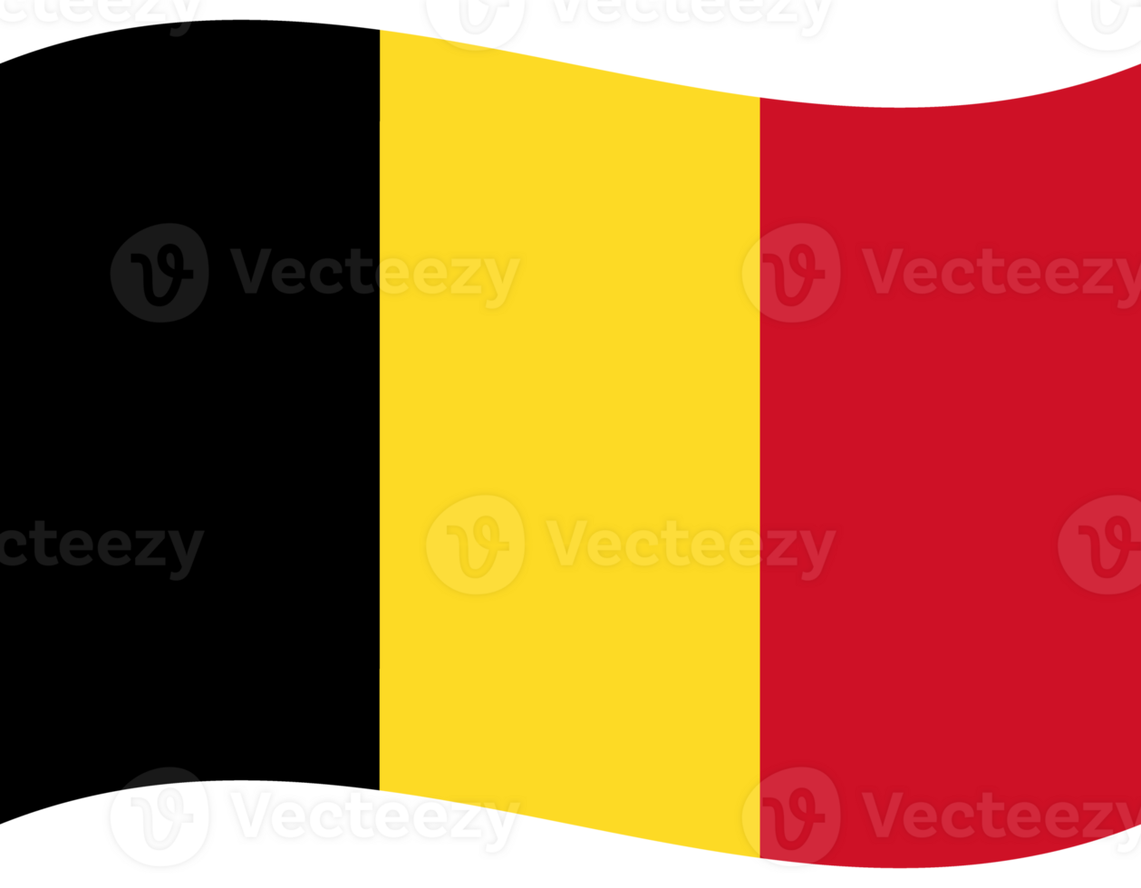 Flagge von Belgien. Belgien Flagge Welle png