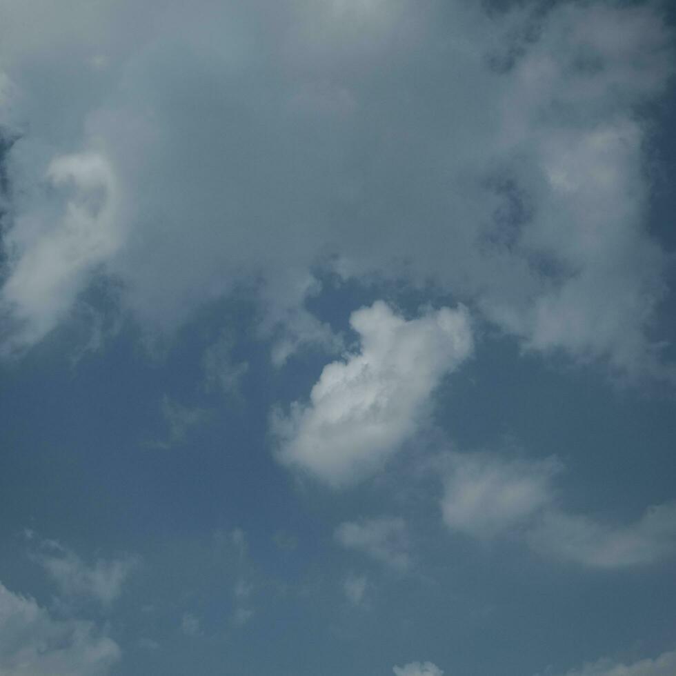 white clouds in the sky photo
