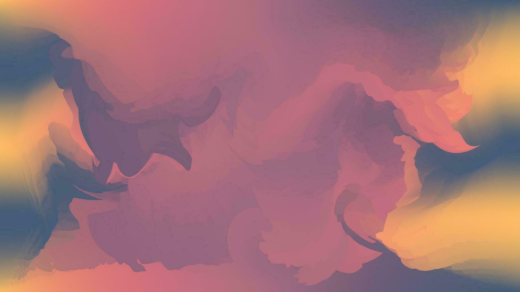 Abstract Background With Colorful Swirls vector