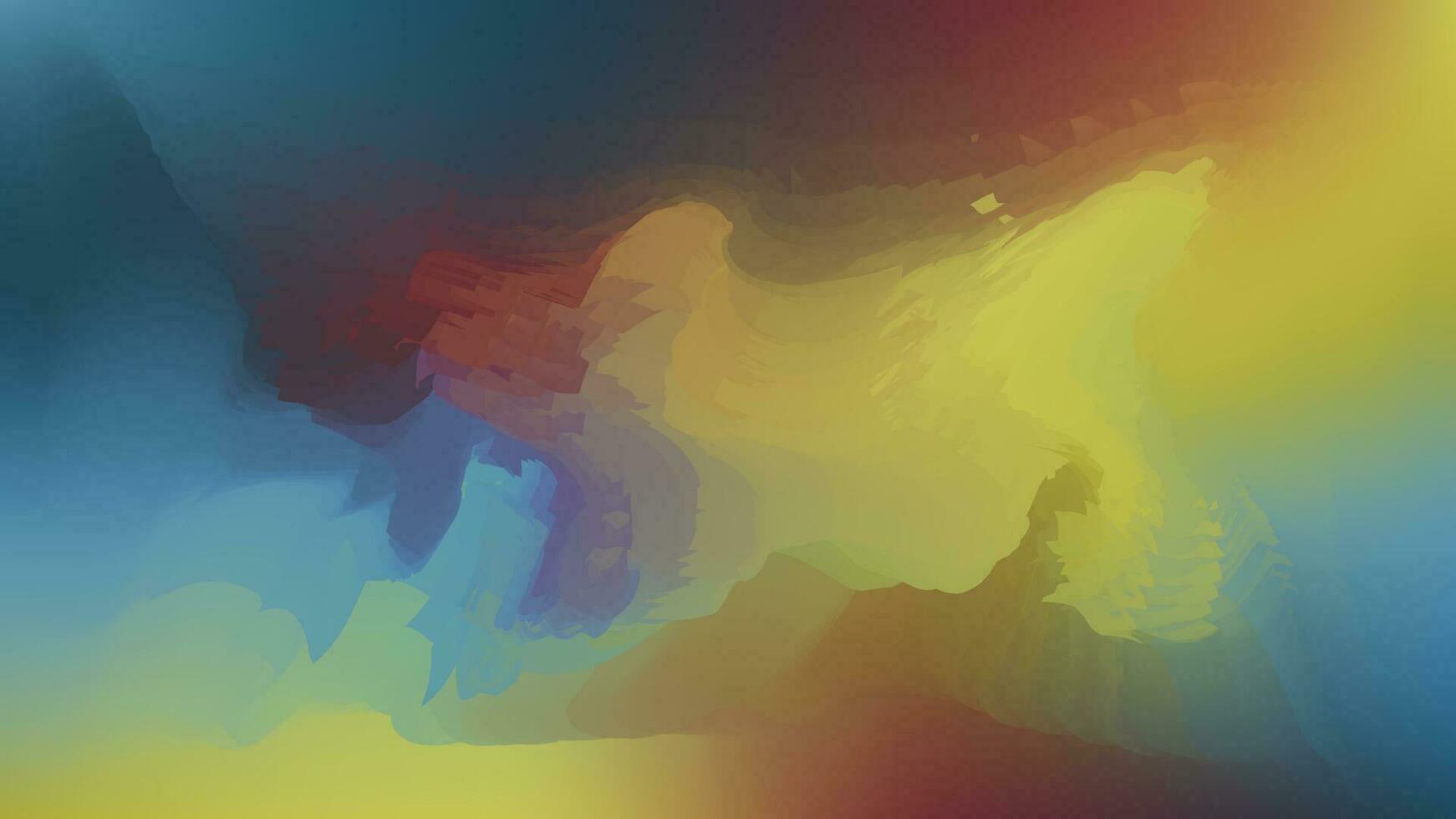 Abstract Background With Colorful Swirls vector