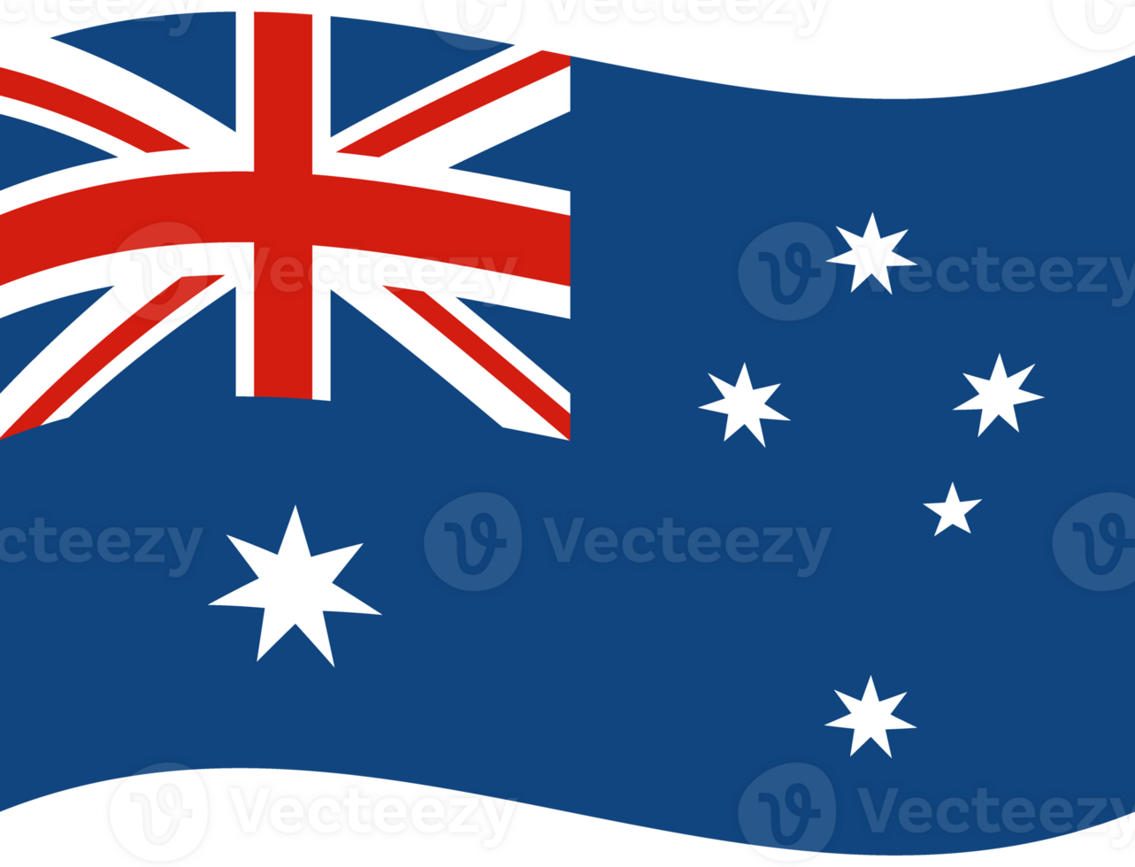 Flag of Australia. Australian flag. Australia flag wave png