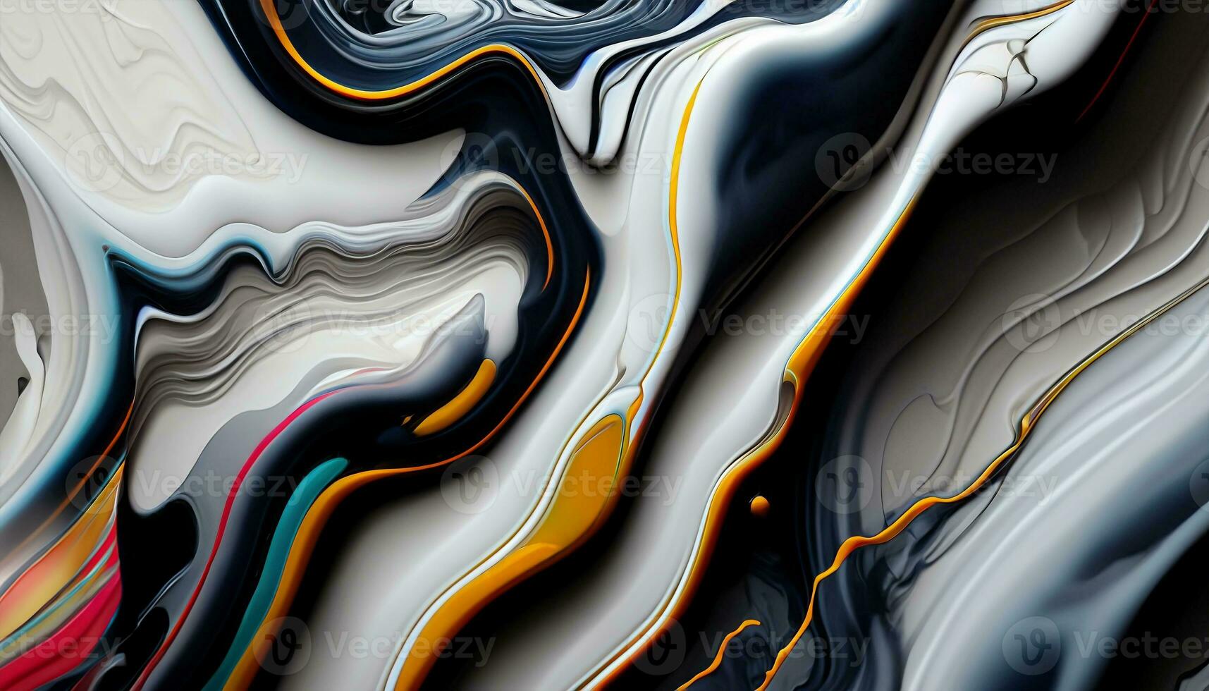 Liquid marble design painting background. Luxury abstract fluid art of alcohol ink technique. AI Generative photo