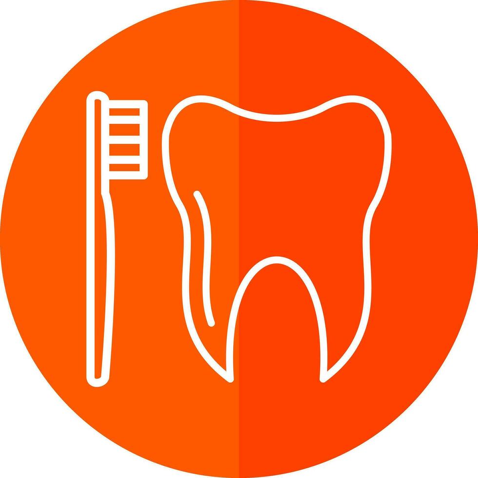 Tooth Brush Vector Icon Design