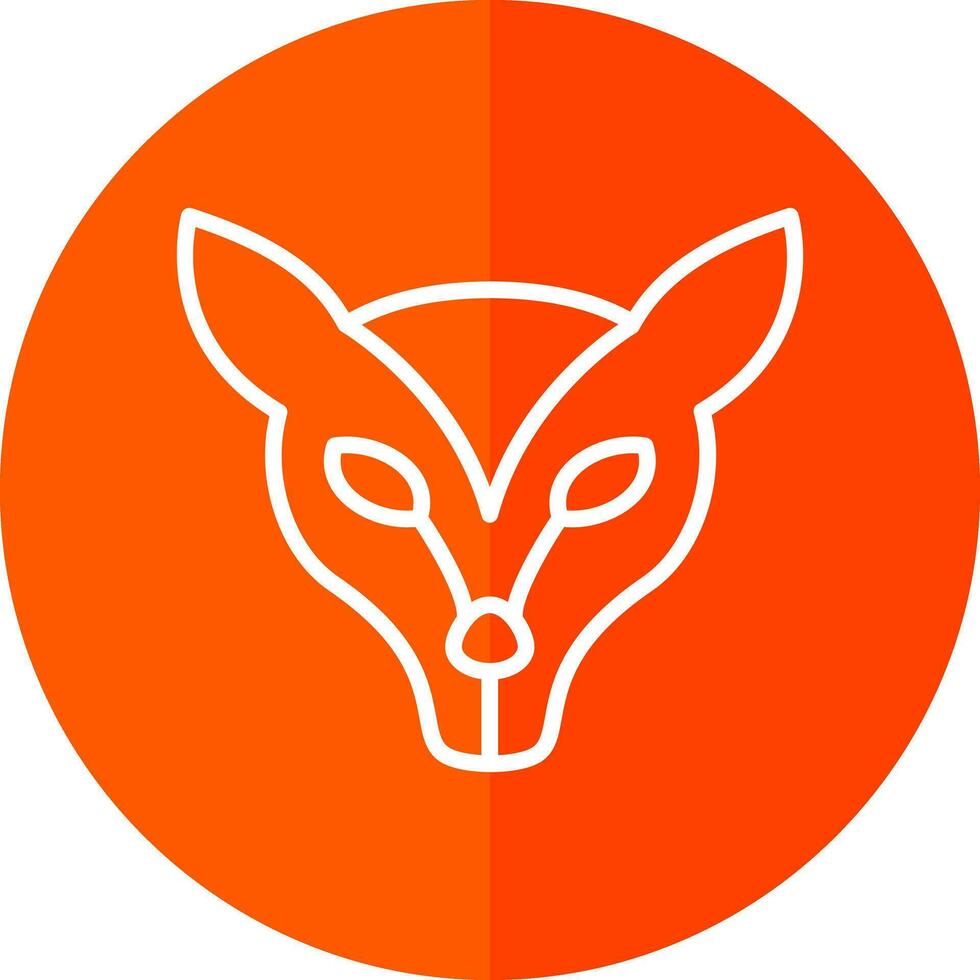 Arctic fox Vector Icon Design