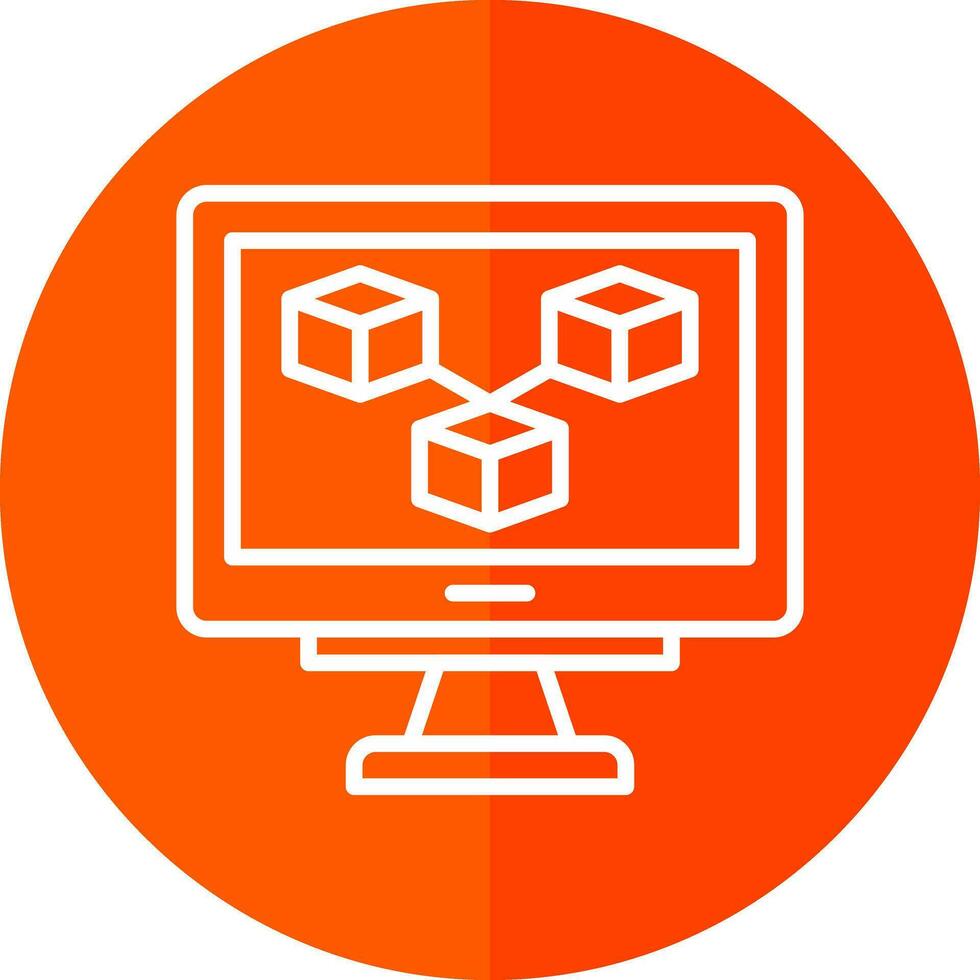 Blockchain Vector Icon Design