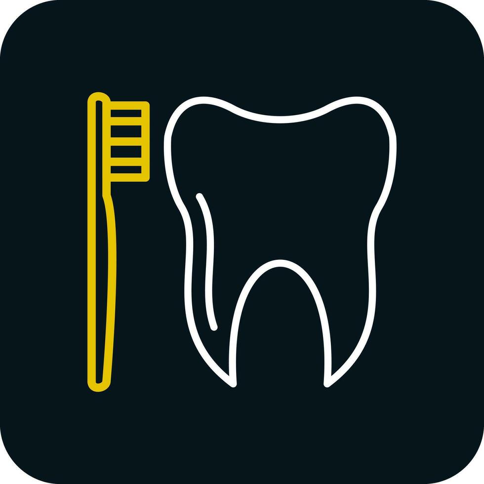 Tooth Brush Vector Icon Design