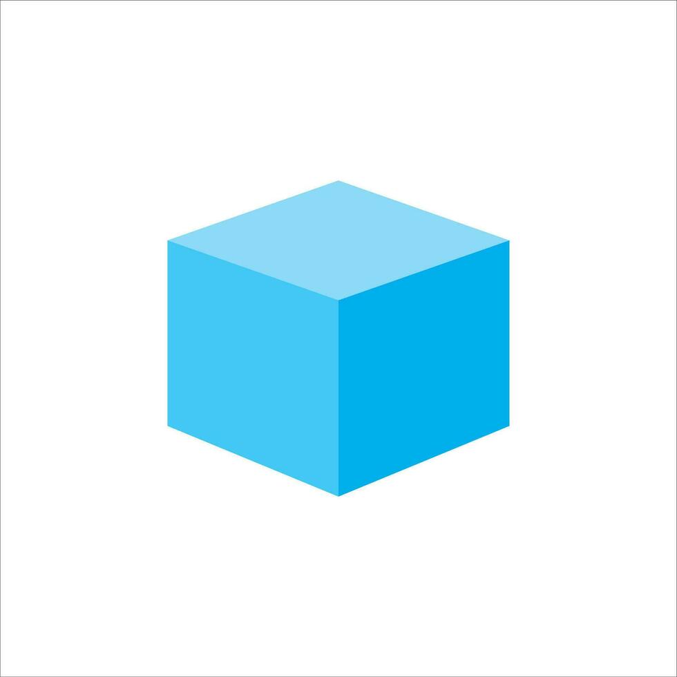 cube icon vector illustration symbol