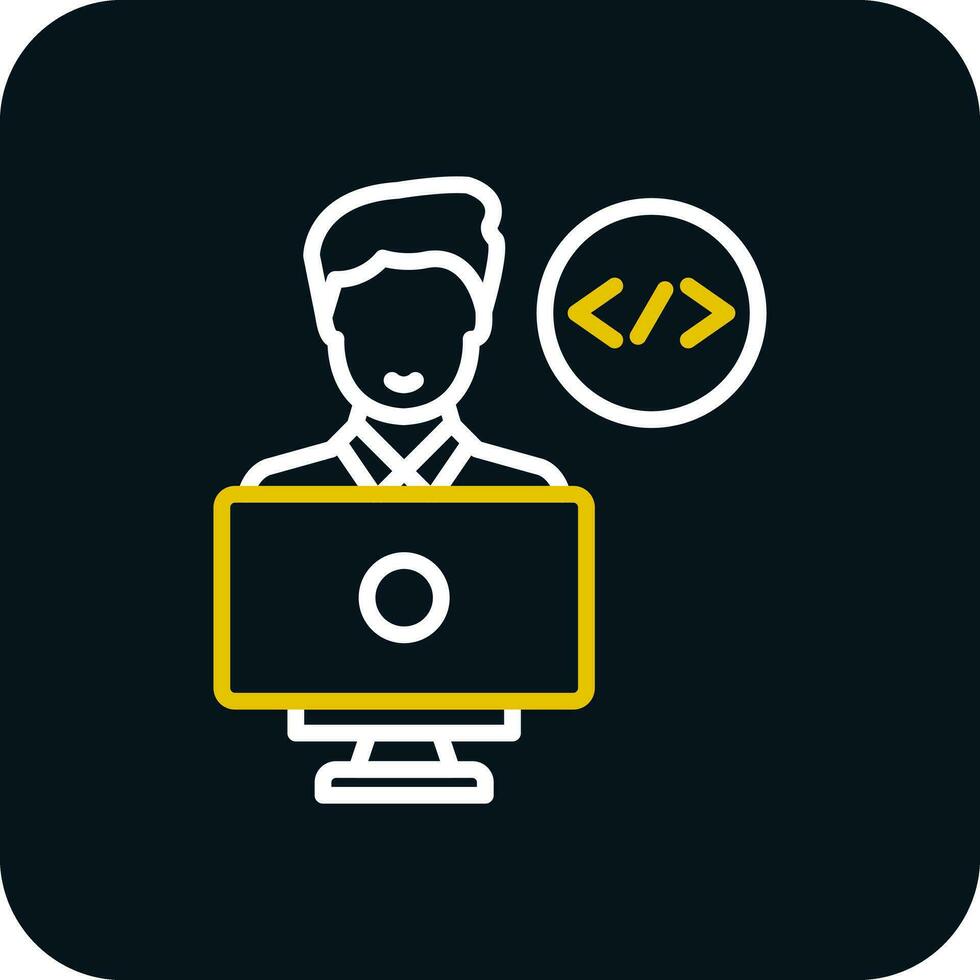 Programmer Vector Icon Design