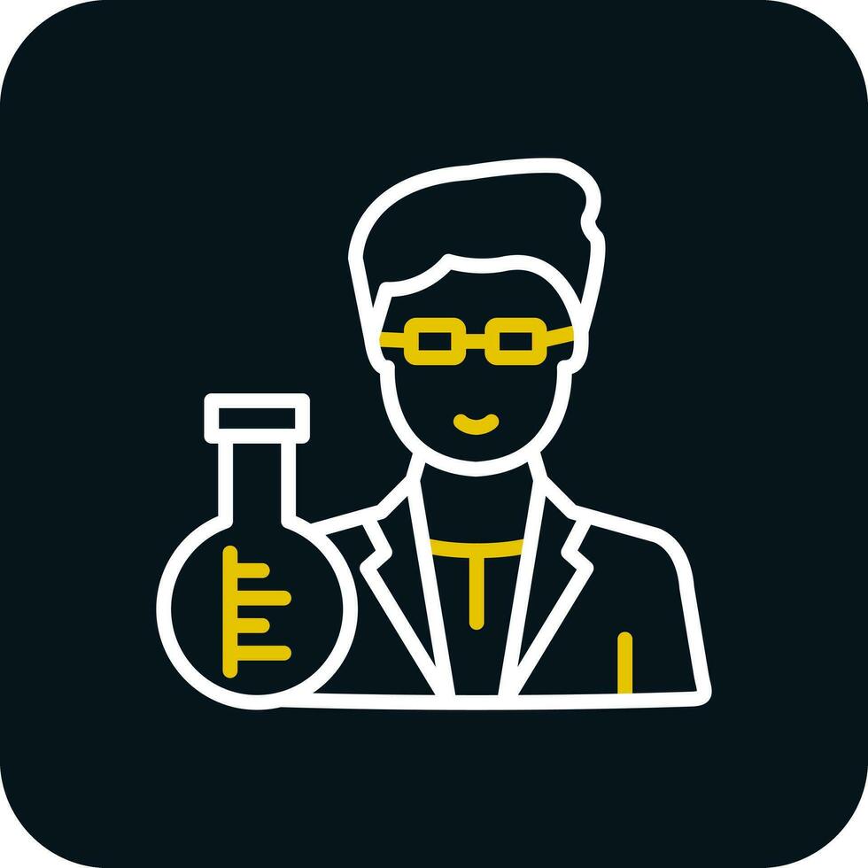 Scientist Vector Icon Design