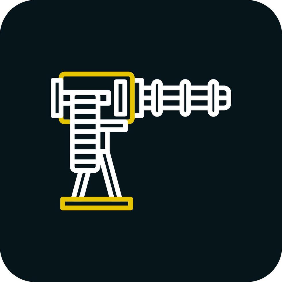 Machine Gun Vector Icon Design