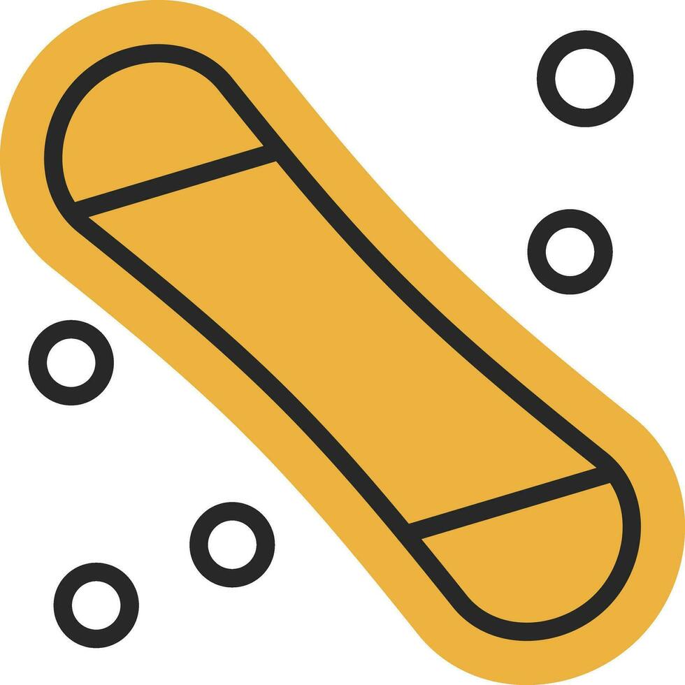 Snowboard Vector Icon Design