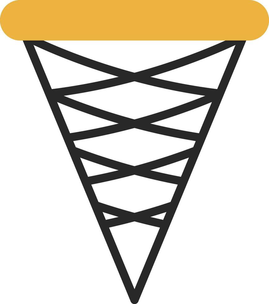 Ice cream cone Vector Icon Design