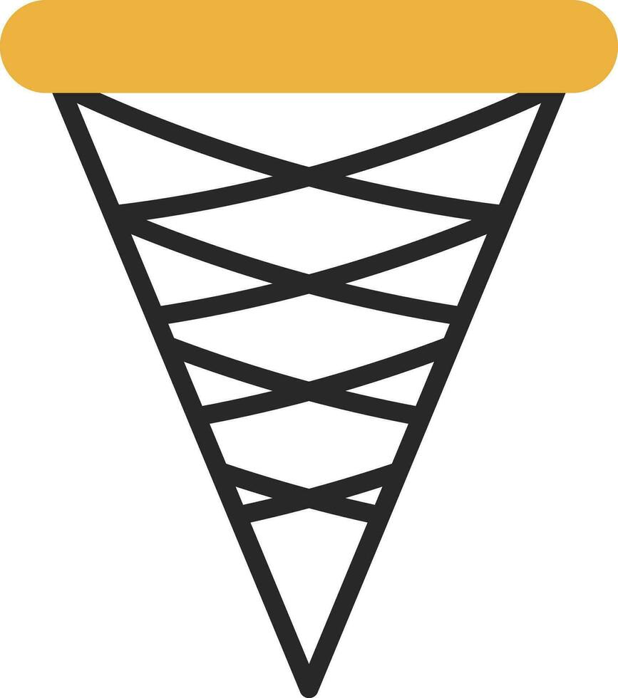 Ice cream cone Vector Icon Design