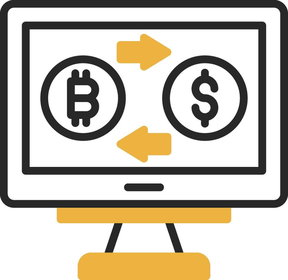Cryptocurrency Vector Icon Design