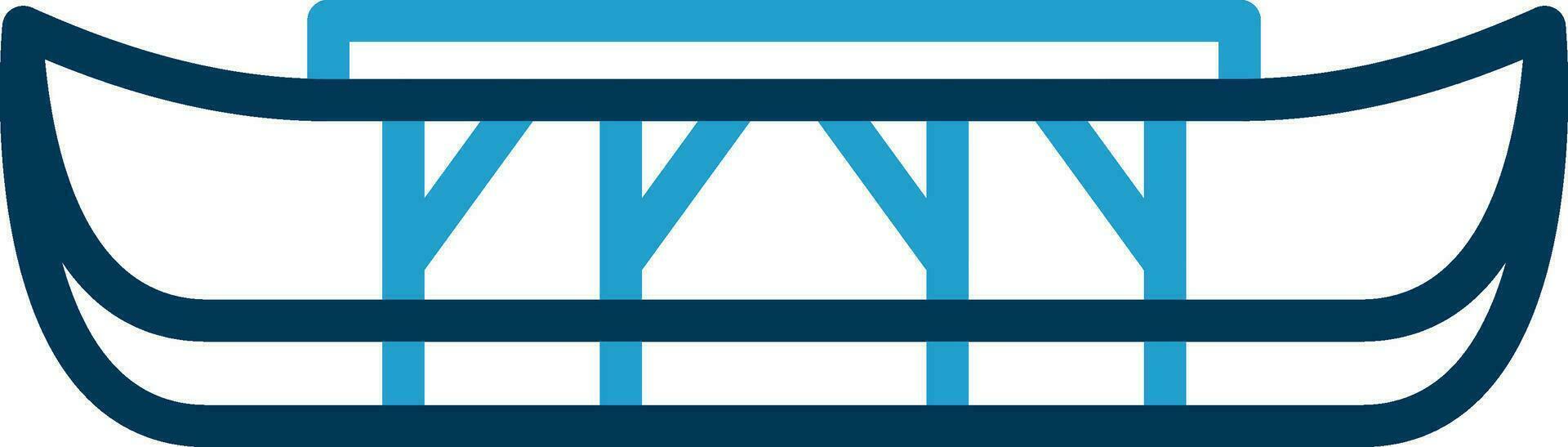 Eskimo kayak Vector Icon Design