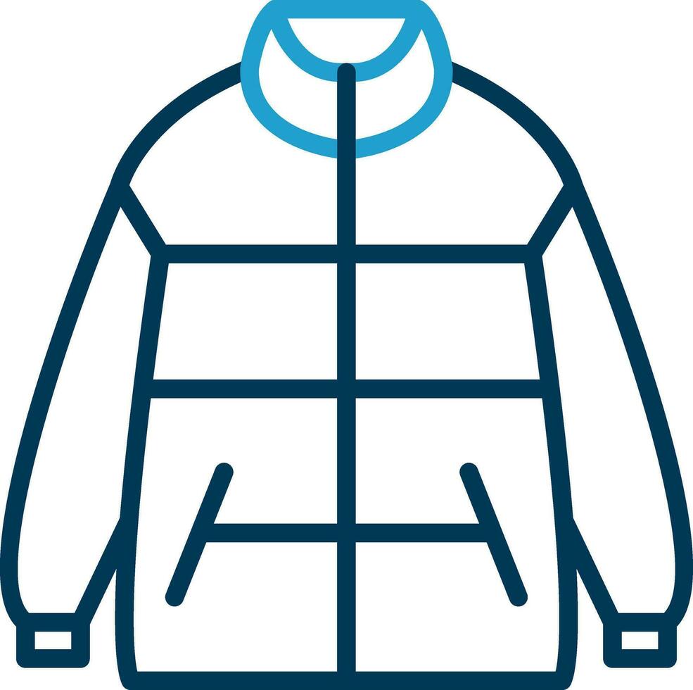 invierno chaqueta vector icono diseño