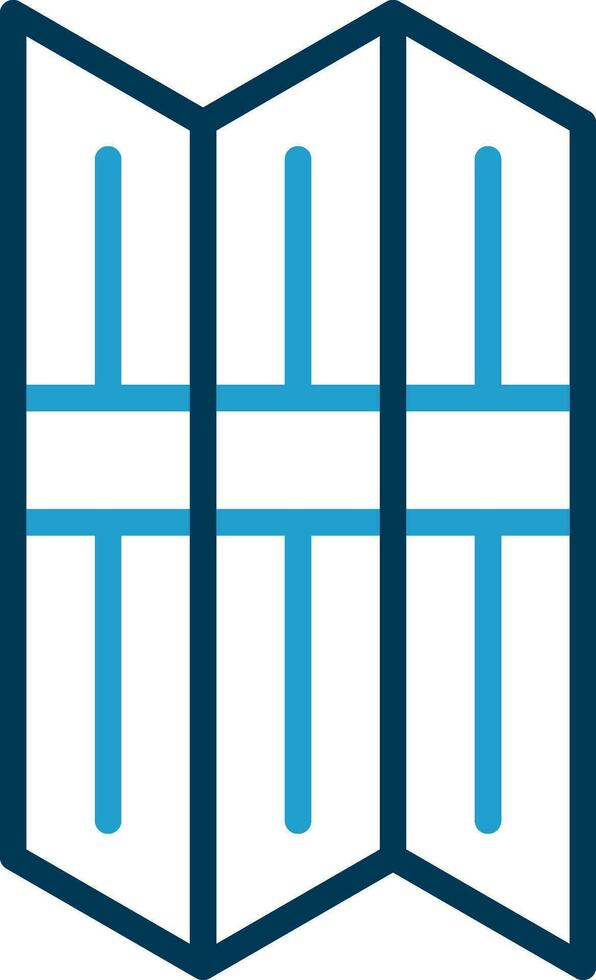 Folding Screen Vector Icon Design