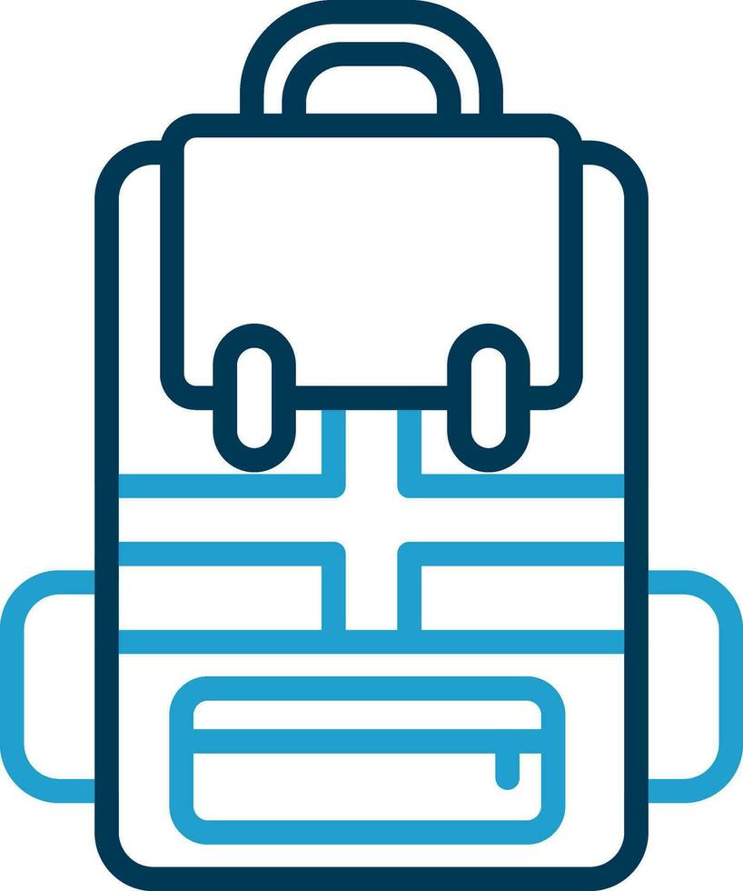 diseño de icono de vector de mochila