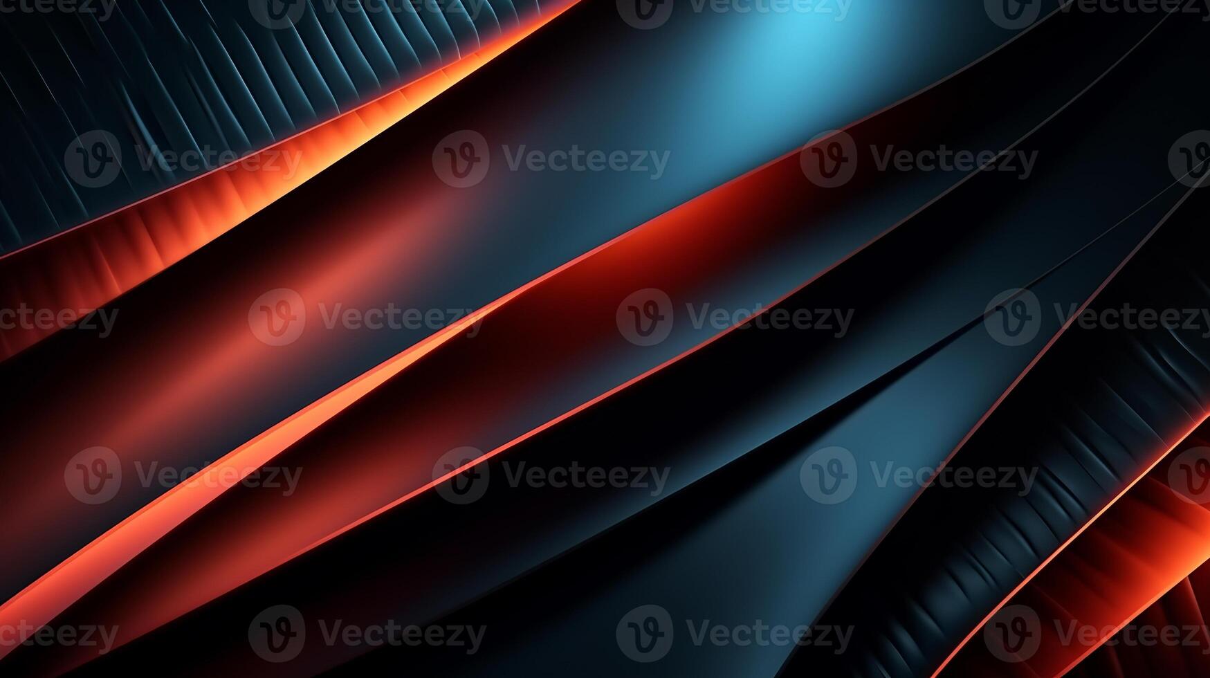 Abstract wave light wallpaper illustration design background Created with generative Ai technology photo